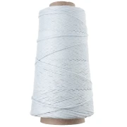 Bobine de cordon coton macramé Organic Cotton Détox XL peigné - Celeste x200m
