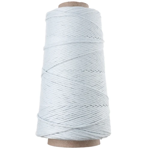 Bobine de cordon coton macramé Organic Cotton Détox XL peigné - Celeste x200m