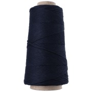 Bobine de cordon coton macramé Organic Cotton Détox XL peigné - Bleu Marine x200m
