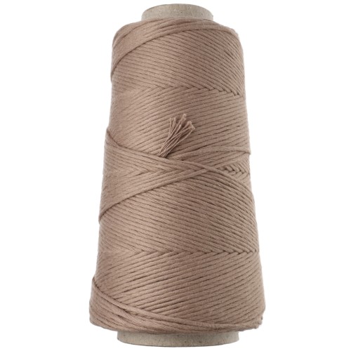 Bobine de cordon coton macramé Organic Cotton Détox XL peigné - Mocca x200m
