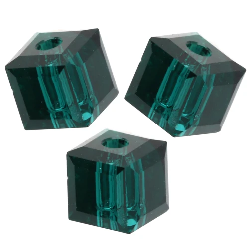 Cubes PureCrystal 5601 4 mm - Emerald x8