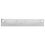 Intercalaire rectangle ImpressArt 38x6.5 mm - Aluminium x1