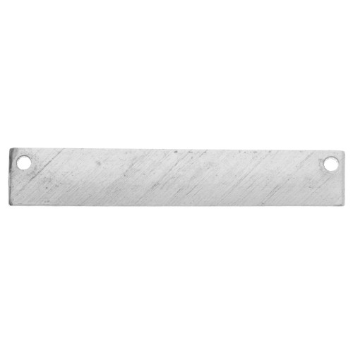 Intercalaire rectangle ImpressArt 38x6.5 mm - Aluminium x1