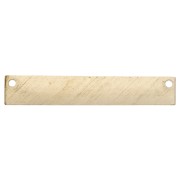 Intercalaire rectangle ImpressArt 38x6.5 mm - Laiton x1