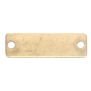 Mini intercalaire rectangle ImpressArt 16x5 mm - Laiton x1