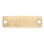 Mini intercalaire rectangle ImpressArt 16x5 mm - Laiton x1