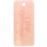 Pendentif rectangle 55x25 mm acétate - Daronne Club - Saumon marbré nacré x1