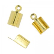 Pince lacet 3 mm doré x10