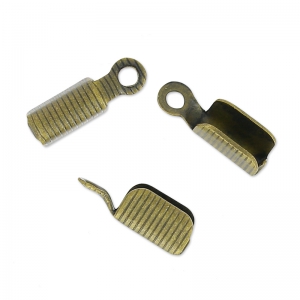 Pince lacet 2 mm bronze x15