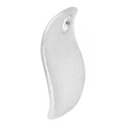 Sequins ronds ondulés 8 mm - Placage Argent fin x10