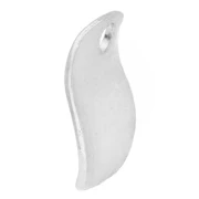Sequins ronds ondulés 8 mm - Placage Argent fin x10
