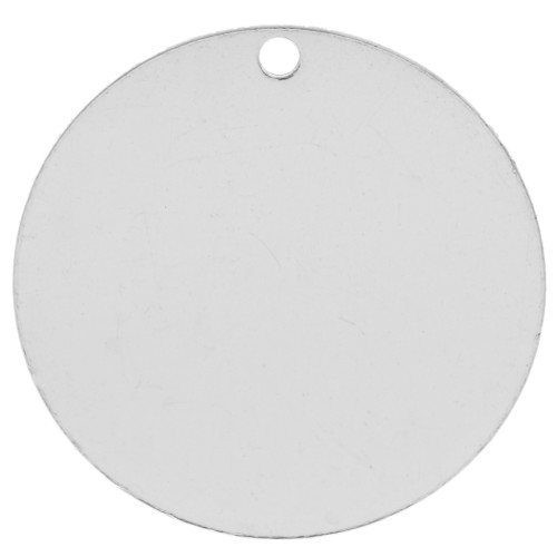 Sequin à graver 20 mm - épaisseur 0.4 mm - Argent 925 x1