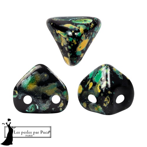Perles en verre Super-Khéops® par Puca® 6 mm - Enamel Green x10g