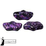 Jet - Perles en verre Delos® par Puca® 6x11 mm - Enamel Purple and Pink x10g Perles en verre Delos® par Puca® 6x11 mm - Enamel Purple and Pink x10g