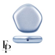 Opaque White - Perle en verre pentagone 15x15 mm The Cute Polygon - Pastel Light Sapphire x4 Perle en verre pentagone 15x15 mm The Cute Polygon - Pastel Light Sapphire x4
