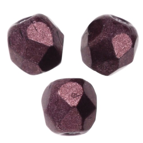 Facettes 3 mm - Saturated Metallic Red Pear x50