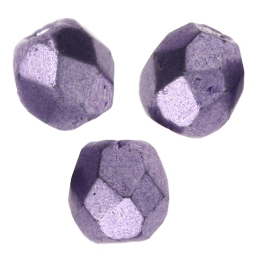 Facettes 3 mm - Saturated Metallic Crocus Petal x50