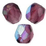 Facettes 3 mm - Dark Amethyst AB x50