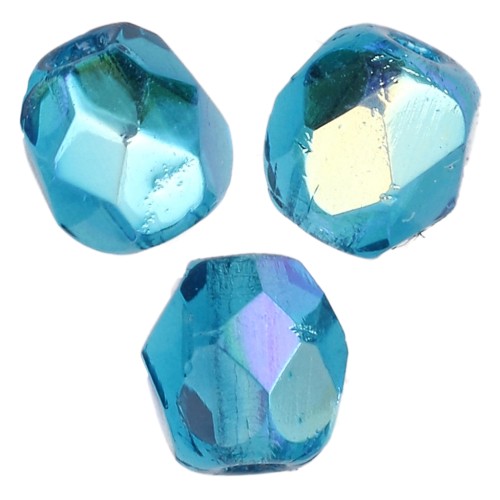 Facettes 3 mm - Capri Blue AB x50