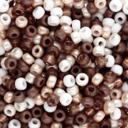Mix de rocailles Miyuki 8/0 - Soft Beige x8g