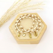 Mix de rocailles Miyuki 8/0 - Soft Beige x8g