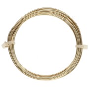 Fil laiton 1.5 mm pour création de bijoux - Laiton brut x1.75 m