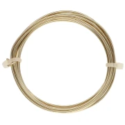 Fil laiton 1.5 mm pour création de bijoux - Laiton brut x1.75 m