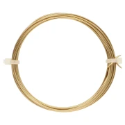 Fil laiton 1 mm pour création de bijoux - Laiton brut x4 m