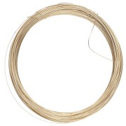Fil laiton 0.4 mm pour création de bijoux - Laiton brut x20 m
