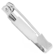 Support de broche 22.5 mm - Placage Argent fin x1