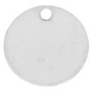 Sequin à graver 10 mm - épaisseur 0.4 mm - Argent 925 x1