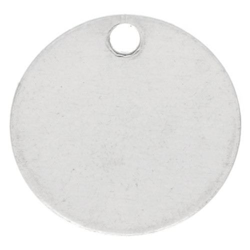 Sequin à graver 10 mm - épaisseur 0.4 mm - Argent 925 x1