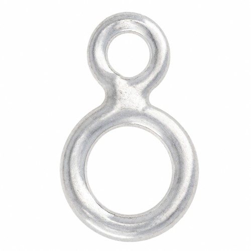 Anneaux doubles soudés 7x4.5 mm - Argent 925 x5