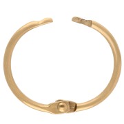 Porte clés anneau 31 mm - Acier inoxydable 304 Doré x1