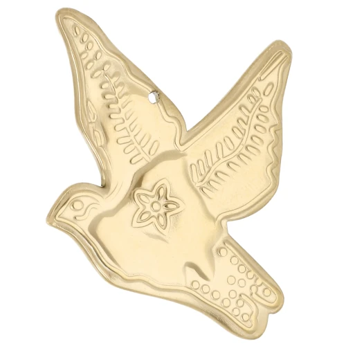 Pendentif oiseau 40x36 mm - Acier inoxydable 304 Doré x 1
