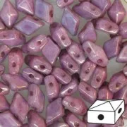 Diamonduo 2-hole 5x8 mm Opaque Lumi Amethyst x10g