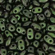 MiniDuo 2x4 mm Metallic Mat Chameleon Green x10g