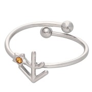Bague réglable signe du zodiaque - Sagittaire - Acier inox 304L - Topaz x1