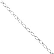 Chaîne maille Fantaisie alternée 6.3 mm - Acier inoxydable 304 x1m