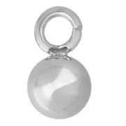 Mini breloques boule 4 mm - Acier inoxydable 304L x10|raw }}