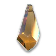 Goutte Polygone Swarovski 6015 50 mm Crystal Copper x1|raw }}