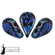 Crystal - Perles en verre Amos® par Puca® 5x8 mm - Enamel Blue x10g Perles en verre Amos® par Puca® 5x8 mm - Enamel Blue x10g