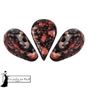 Crystal - Perles en verre Amos® par Puca® 5x8 mm - Enamel Red x10g Perles en verre Amos® par Puca® 5x8 mm - Enamel Red x10g