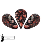 Perles en verre Amos® par Puca® 5x8 mm - Enamel Red x10g