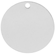 Sequin à graver 16 mm - épaisseur 0.4 mm - Argent 925 x1|raw }}