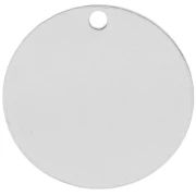 Sequin à graver 16 mm - épaisseur 0.4 mm - Argent 925 x1