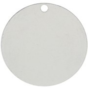 Sequin à graver 18 mm - épaisseur 0.4 mm - Argent 925 x1|raw }}