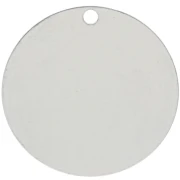 Sequin à graver 18 mm - épaisseur 0.4 mm - Argent 925 x1