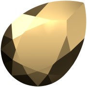 Crystal - Cabochon PureCrystal 4320 6x4 mm - Crystal Aurum x1 Cabochon PureCrystal 4320 6x4 mm - Crystal Aurum x1