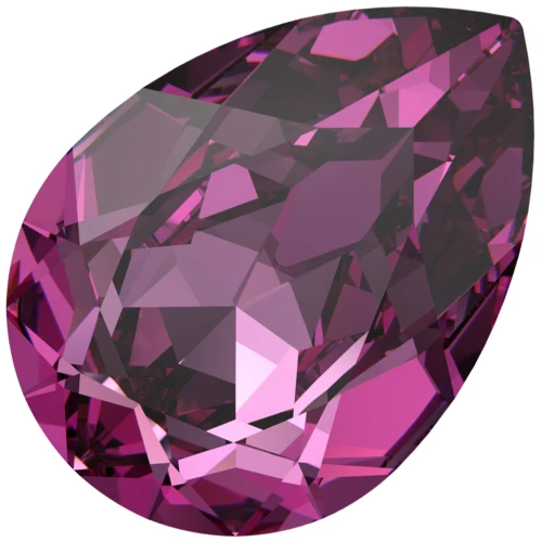 Cabochon PureCrystal 4320 6x4 mm - Dark Rose x1